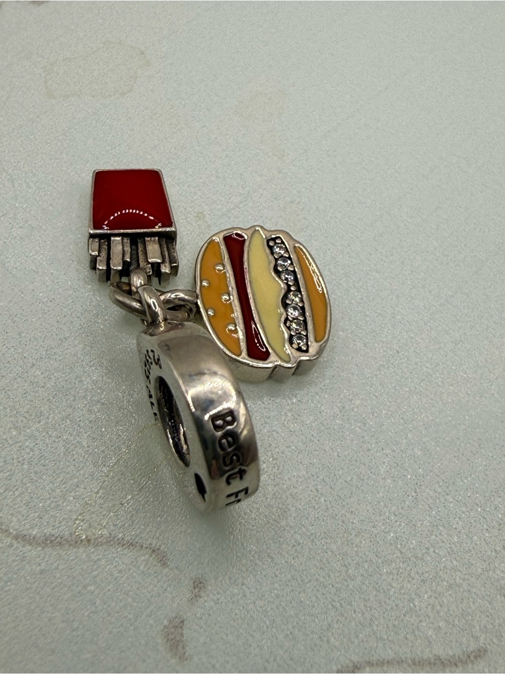 Pandora Hamburger & Best Fries Charm - Picture 3 of 6